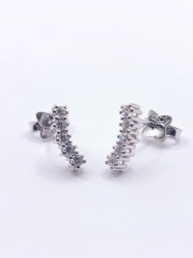 [3225100700] OR 5147W Aro Oro Blanco Circon