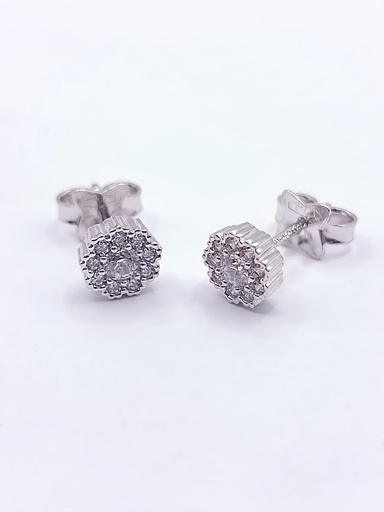 [3225100800] OR 5205.1W Aro Oro Blanco Circon