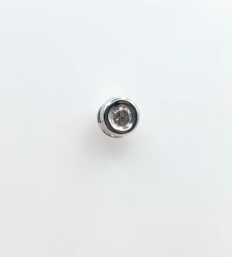 [3410110300] 1-338002CD2,5 Colgante Oro Blanco Punto de Luz Brillante 