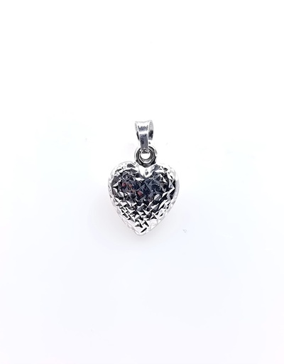 [3411102200] X3DCSTP14134-W Colgante Oro Blanco Corazon