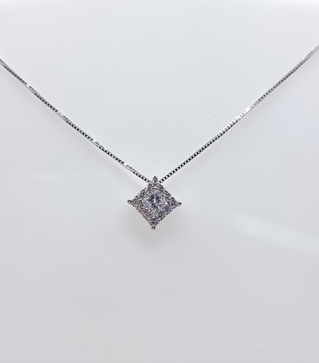 [3625101342] P 2032W Collar Oro Blanco Circon