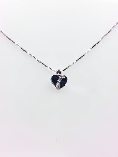 [3625102142] P 3194W Collar Oro Blanco Circon