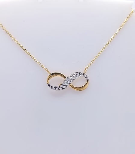 [4611100045] X4FOR6N202069-YW-DC Collar Oro Bicolor 