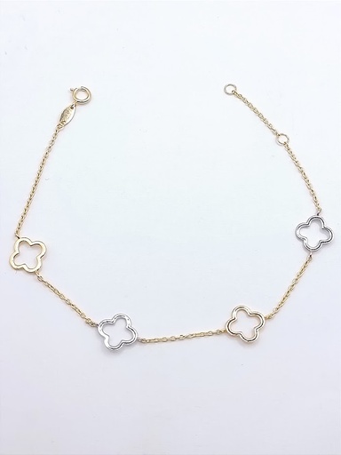 [4614103219] X3FOR7B204682-II-YW Pulsera Oro Bicolor 