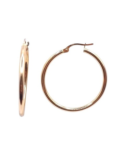 [5211160000] BSC1/XTE0002-25-SL-R Aro Oro Rosa Argolla 2mx2,5cm