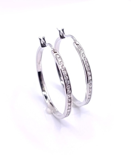 [2020209291267] E-1530 Aro Plata Argolla 2,6cm Ø Int.