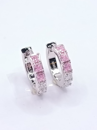 [2020210163003] E-2300 Ro Aro Plata Argolla Rosado