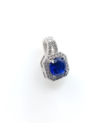 [2020213571003] SP-0379 Z Colgante Plata Zafiro 