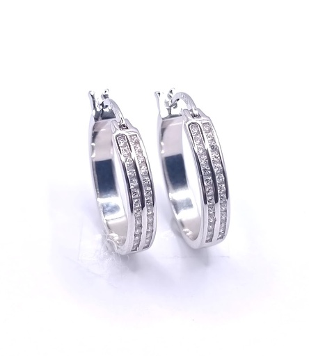[2020213701158] E-1337 Aro Plata Argolla II 1,5 cm Ø 