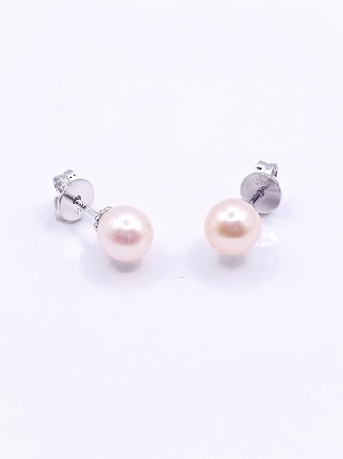 [2020315589005] SE69522A7 Aro Plata Perla Redonda 7mm