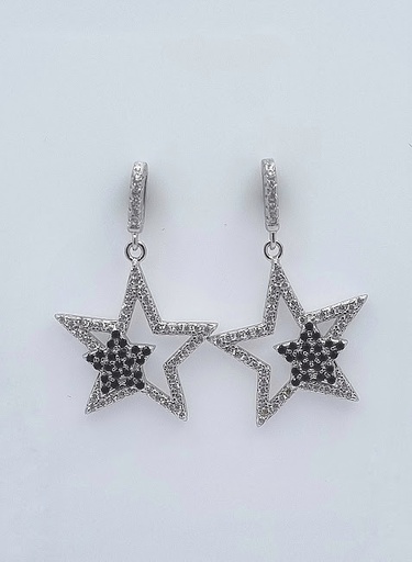 [2020318114006] SE33003HB1 Aro Plata Colgante Estrella