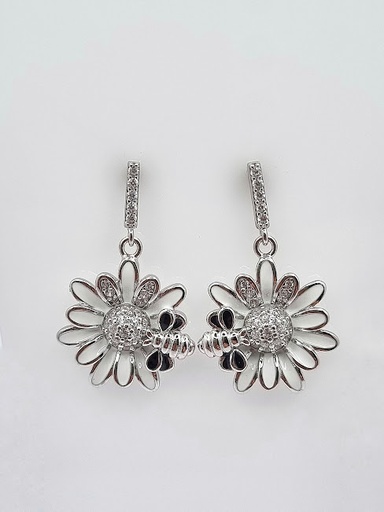 [2020320321003] SE90600A1 Aro Plata Colgante Abeja
