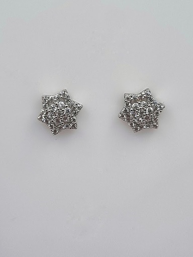 [2020320621004] SE90772AB1 Aro Plata Estrella