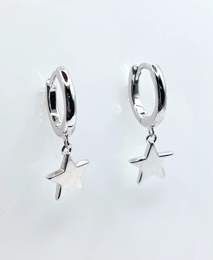 [2020510039008] 10619FES Aro Plata Argolla Estrella
