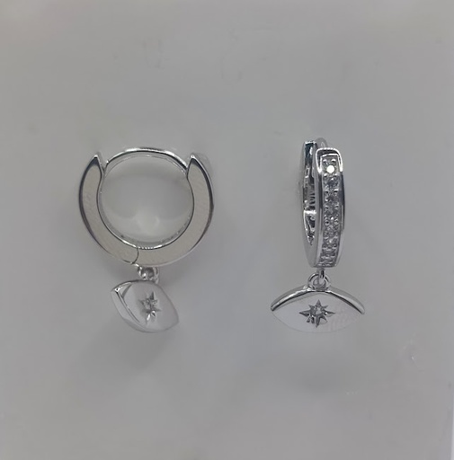 [2020523039002] 18075FES Aro Plata Argolla Ojo