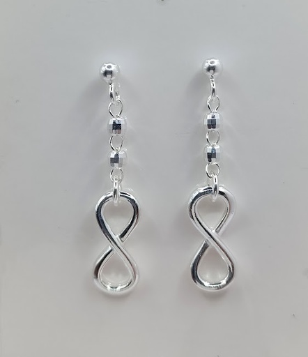 [2020610001004] OR7184 Aro Plata Colgante Infinito