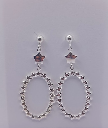 [2020610071007] ORN10462 Aro Plata Colgante
