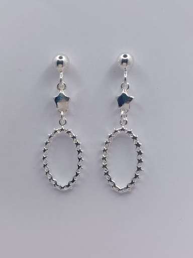 [2020610111000] ORN10466 Aro Plata Colgante 
