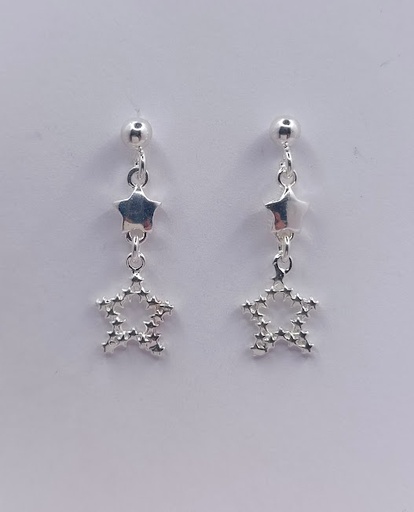 [2020610161005] ORN10475 Aro Plata Estrella
