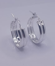 [2020617499002] ORN10055 Aro Plata Argolla Inglesa Doble