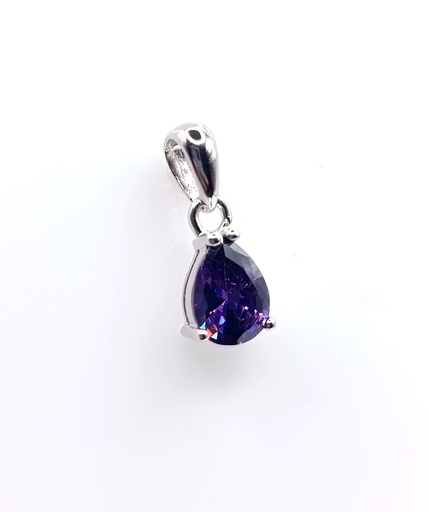 [2040201576001] P-0047 AM Colgante Plata Gota Amatista