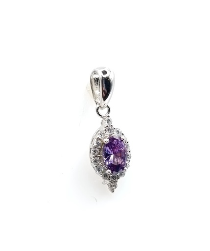 [2040210016017] P-2022 AM Colgante Plata Amatista