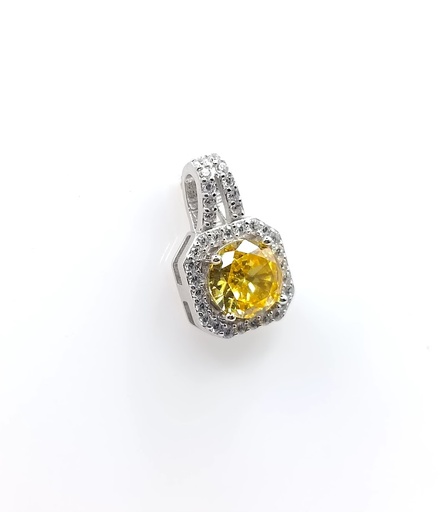 [2040210049008] SP-0379 Y Colgante Plata Yellow