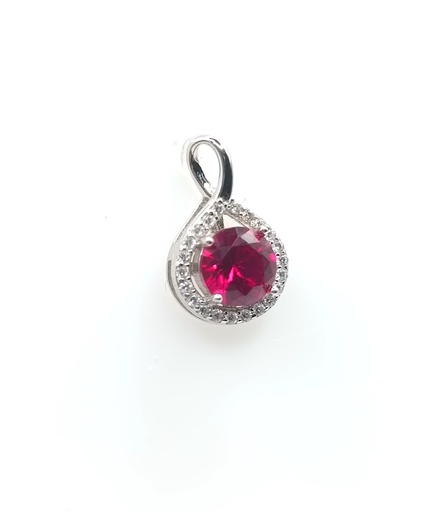 [2040210053005] SP-0380 R Colgante Plata Rubi