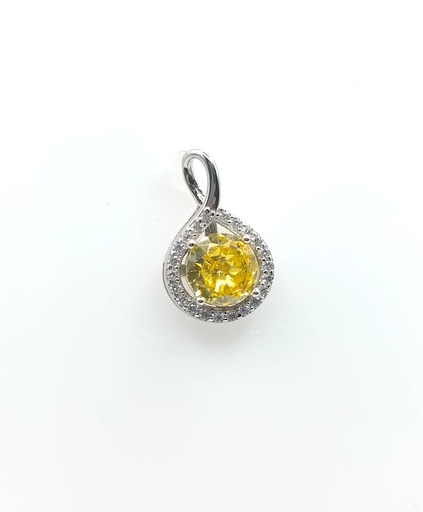 [2040210069006] SP-0380 Y Colgante Plata Yelow