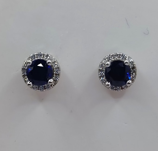 [2040219612005] E-0097 Z Aro Plata Halo Zafiro