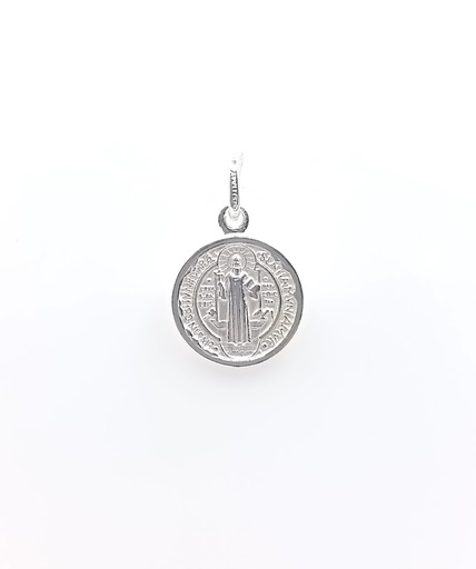 [2040600001005] CI1711 Colgante Plata medalla San Benito