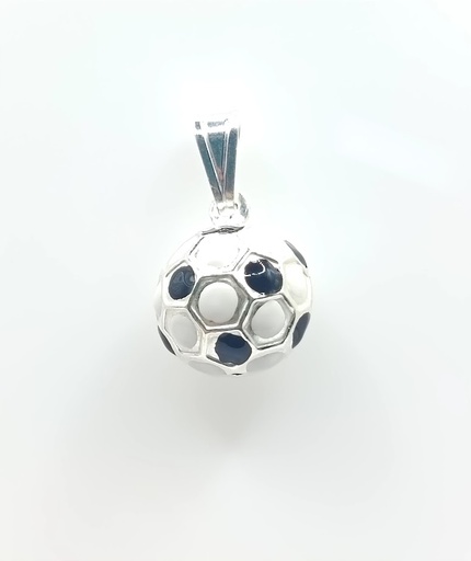 [2040610031009] CI1872 Colgante Plata Pelota Futbol