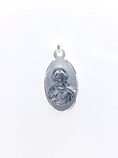 [2040610091003] XCI02295 Colgante Plata Corazon Jesús