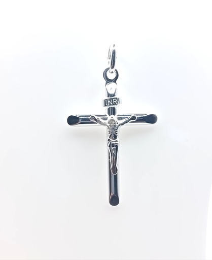 [2040611041007] CI1891C Colgante Plata Cruz