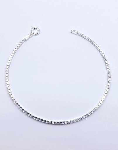 [2050317450195] Pulsera Plata Veneciana 035 