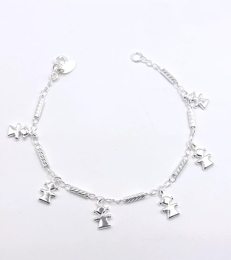 [2050610071196] Pulsera Plata BRN14230 Niños