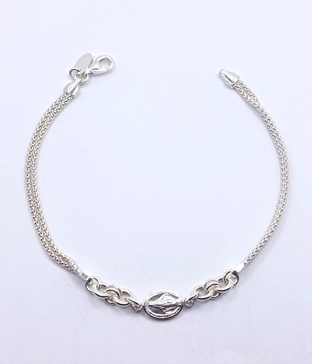 [2050610101190] Pulsera Plata BRN22958  