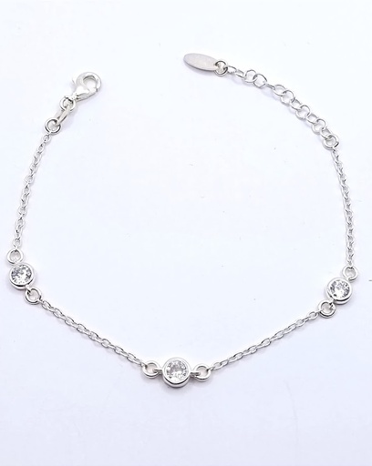 [2050610111199] Pulsera Plata BRN23287  