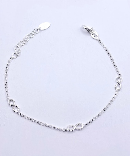 [2050610131197] Pulsera Plata BRN23839  