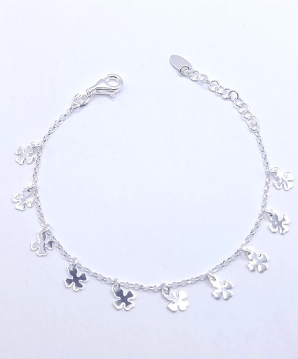 [2050610181192] Pulsera Plata BRN24779 Trebol