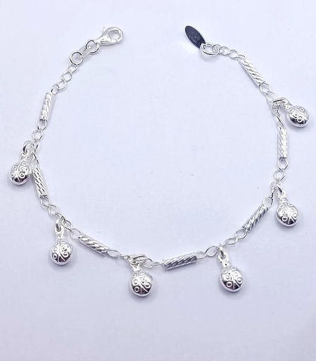 [2050610231194] Pulsera Plata BRN25251 Chinita 