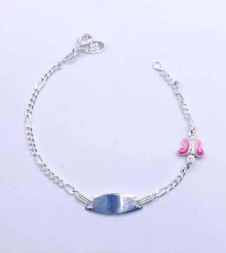 [2050610461195] Pulsera Plata BRN11055 Mariposa