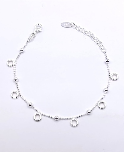 [2050610491192] Pulsera Plata BRN28928 Circulos