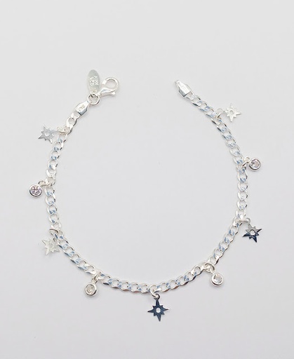 [2050610511197] Pulsera Plata BRN29160 Estrella Corcon 