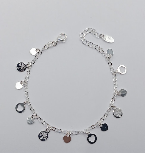 [2050610561192] Pulsera Plata BRN29285 Arbol Corazon