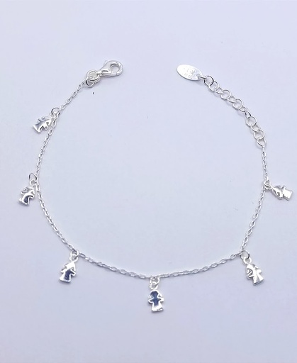 [2050610881191] Pulsera Plata BRN29362 Niñas 
