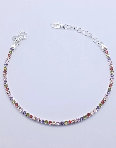 [2050610911195] Pulsera Plata BRN27843 Tenis Colores