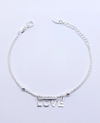 [2050611161438] Pulsera Plata BRN29470 Love