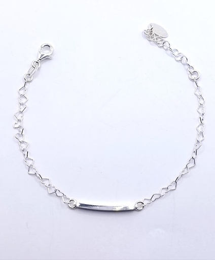 [2050611181450] Pulsera Plata BRN29657    
