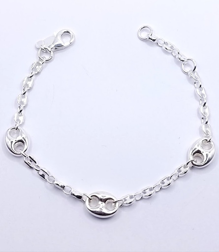 [2050611401190] Pulsera Plata BRN31171 Gucci Inflada